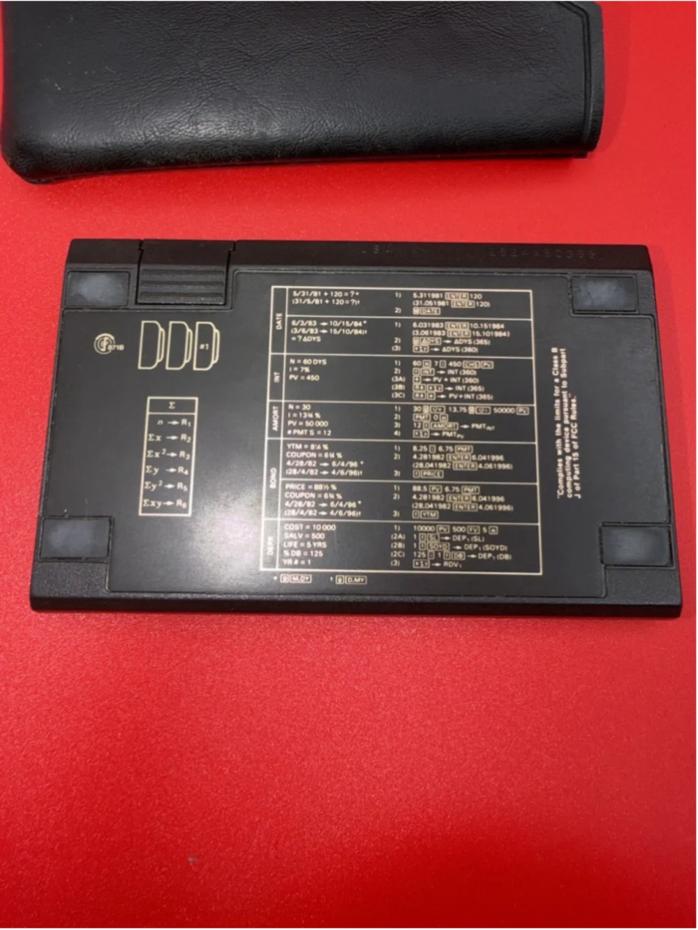 Vintage 1988 HP 12C Financial Calculator - Made in USA (Corvallis, OR)